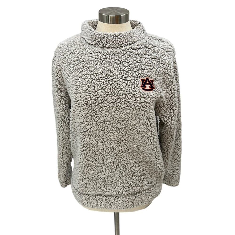 SUMMIT SPORTSWEAR Auburn Football Sherpa Pullover MD